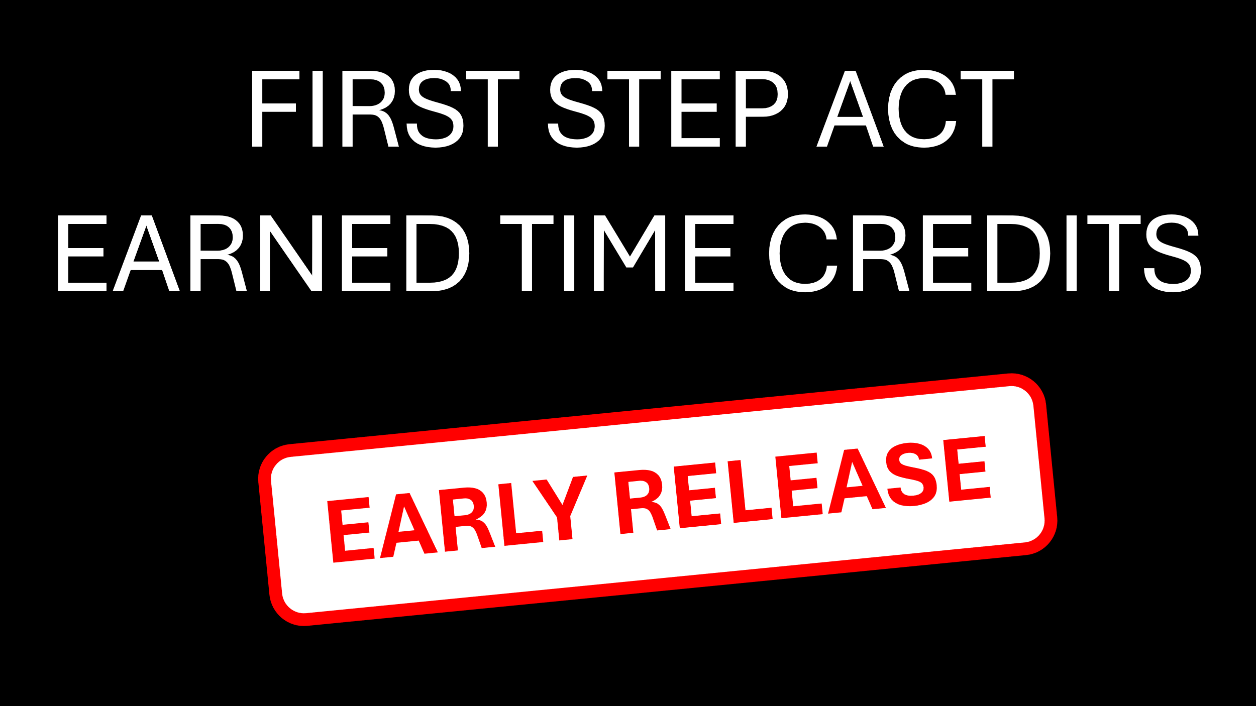 Logo Reading First Step Act Earned Time Credit